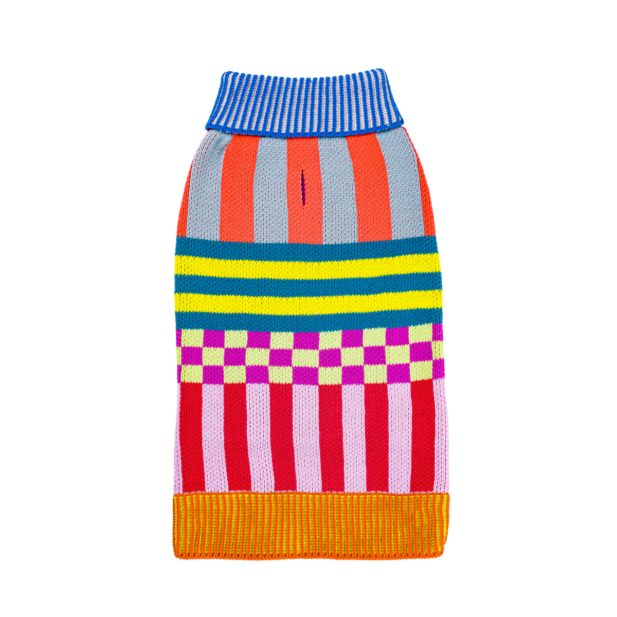 Pattern Patch Dog Sweater