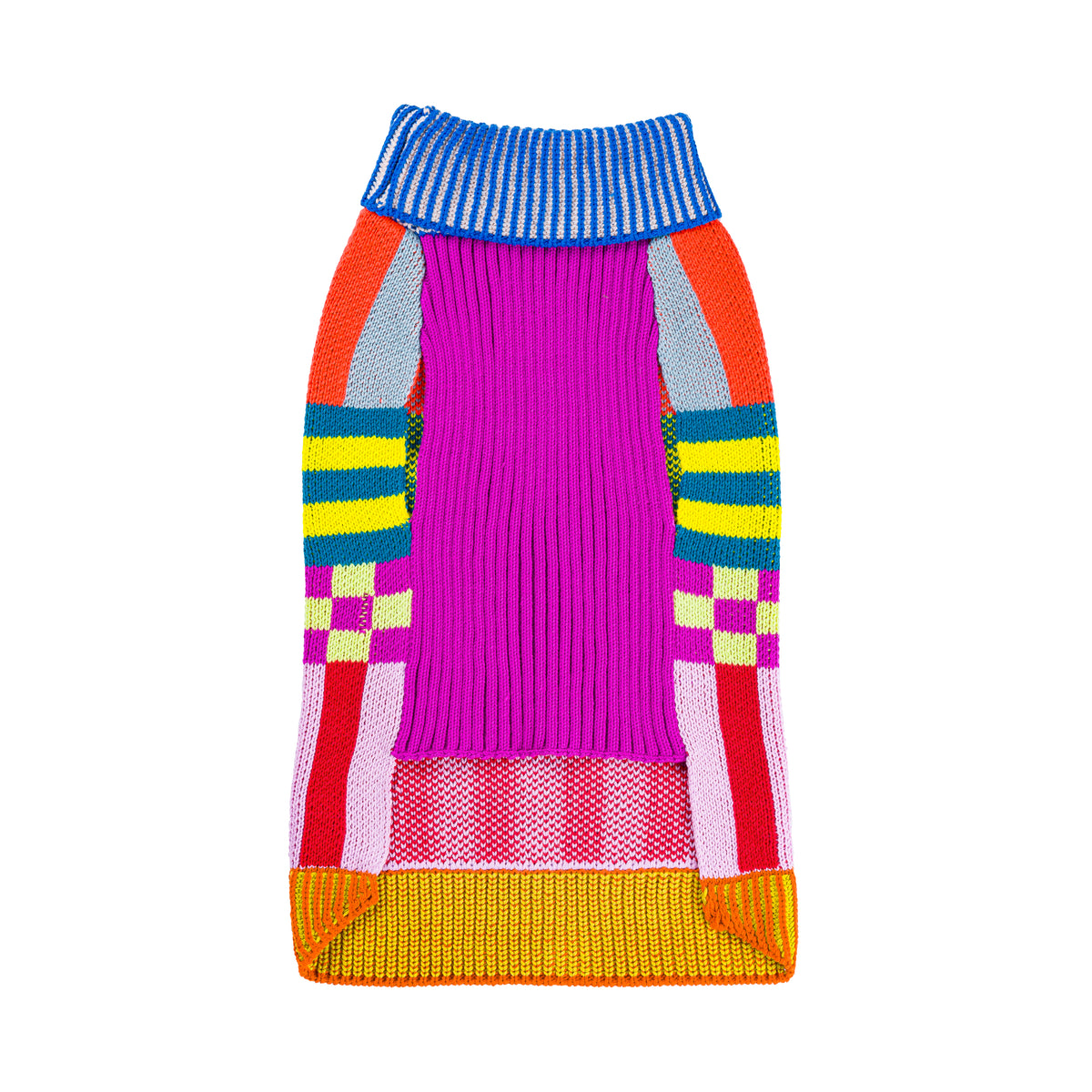 Pattern Patch Dog Sweater