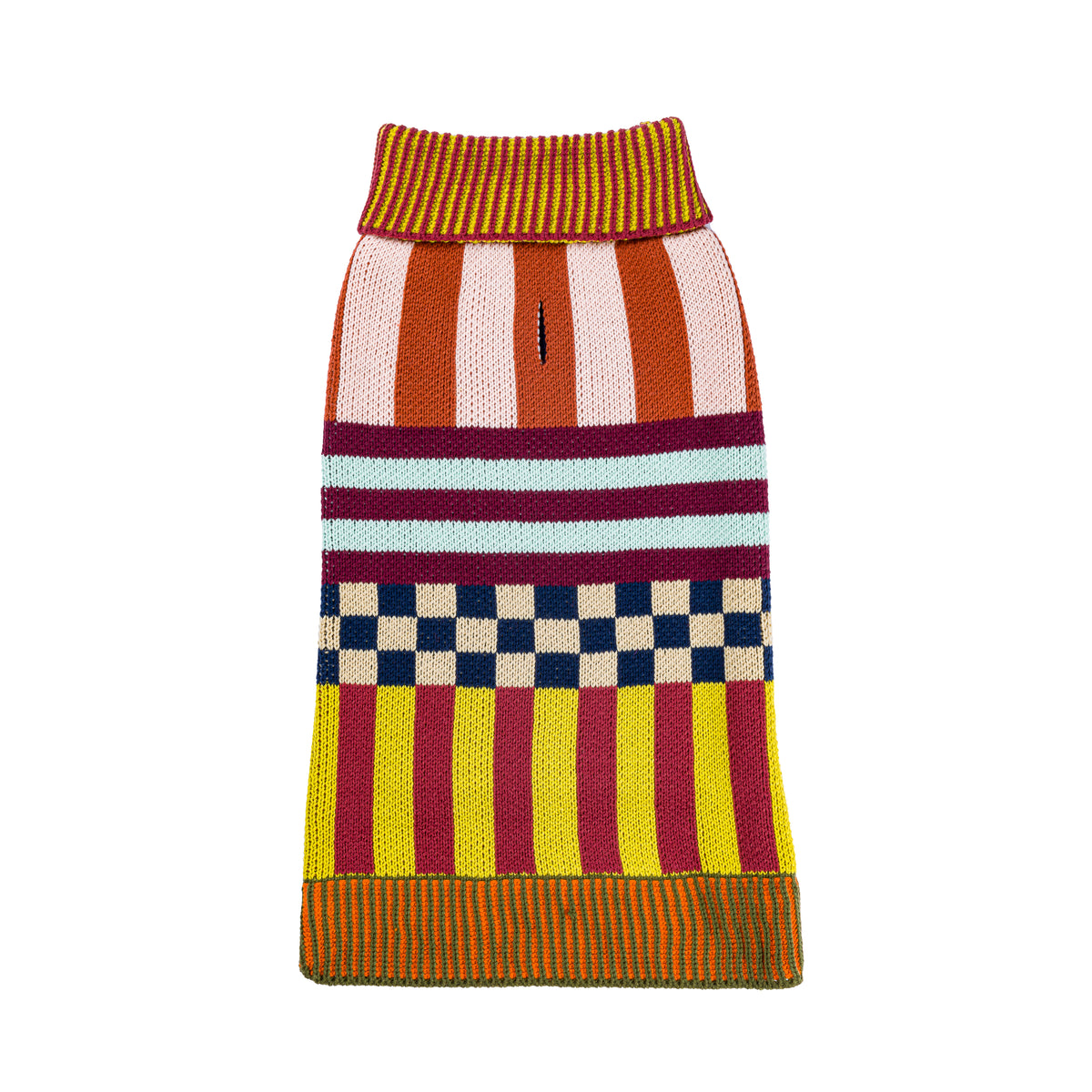 Pattern Patch Dog Sweater