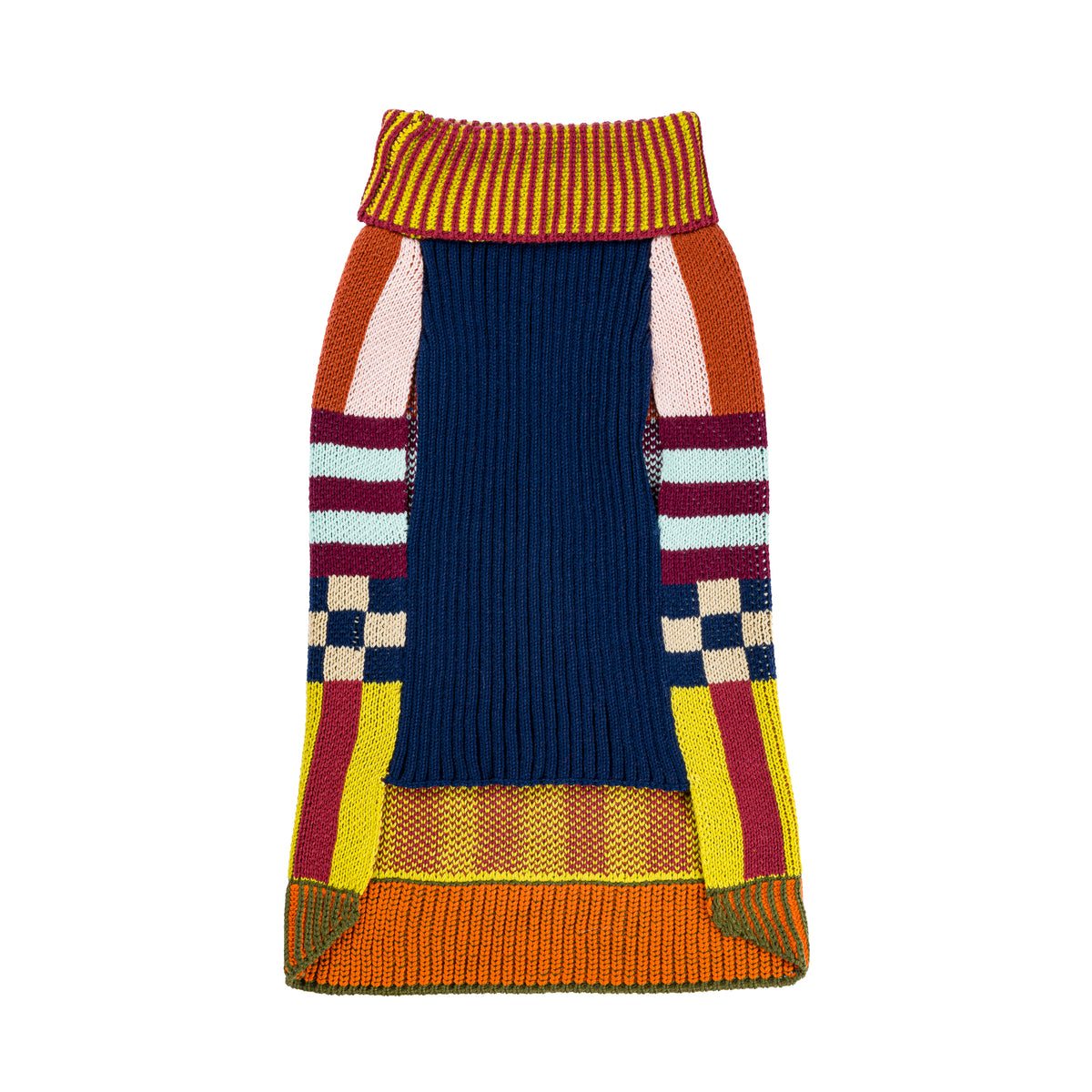 Pattern Patch Dog Sweater