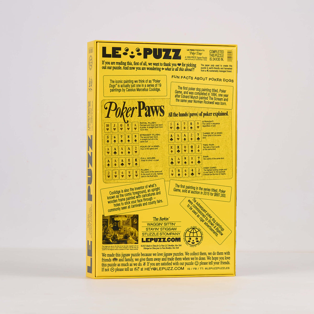 POKER DOGS rompecabezas