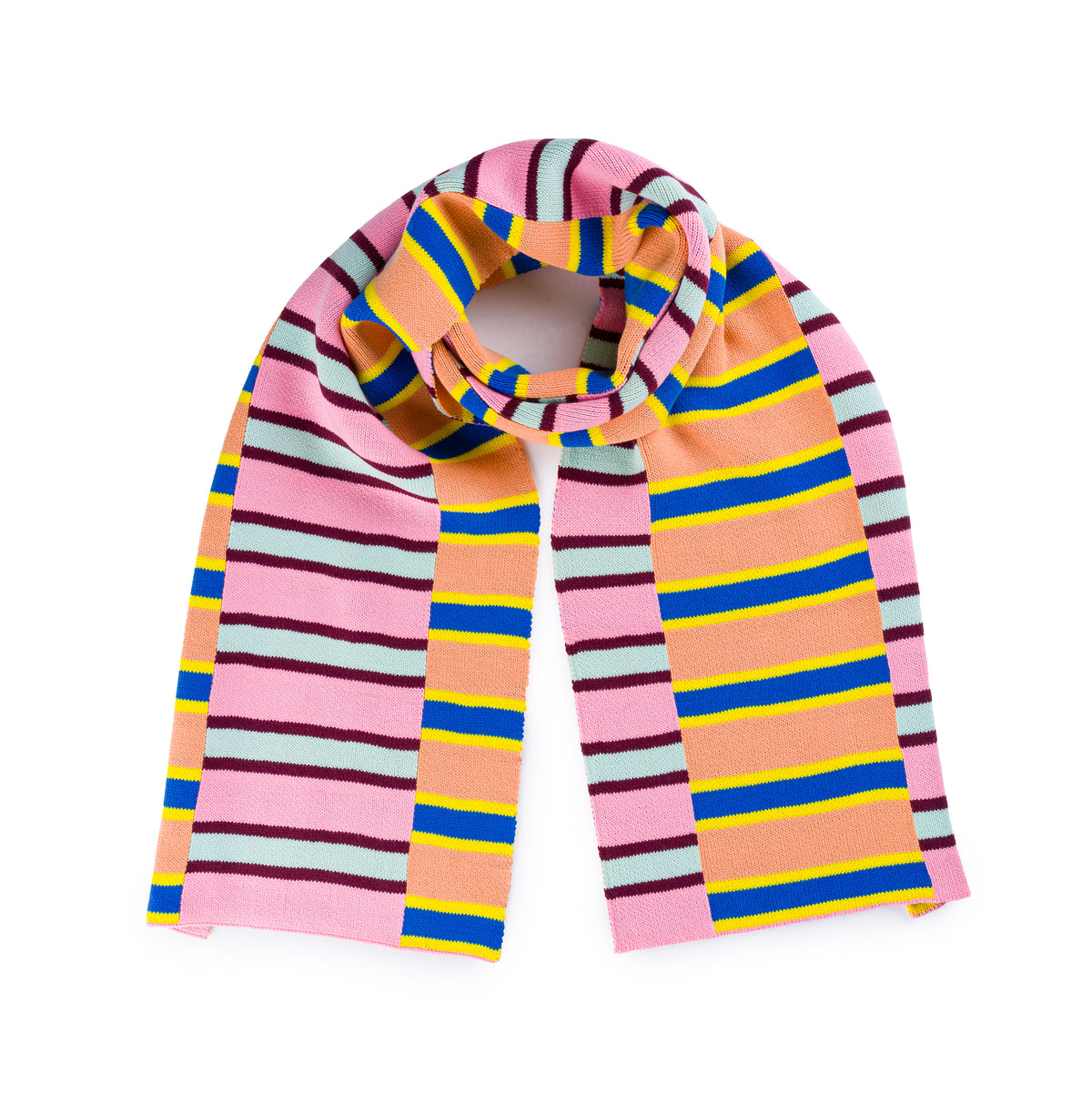 Zipper Stripe Big Scarf